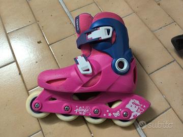 Pattini rollerblade bambina Fucsia Oxelo misura 30