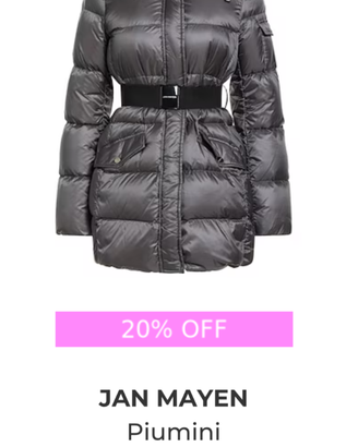 Piumino donna MooRER Jan Mayen tg.40 col.grigio