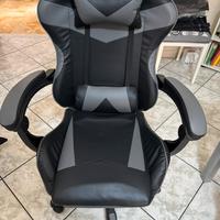 Sedia Gaming Poggiapiedi Estraibile