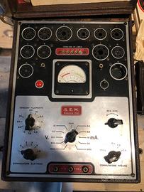 Provavalvole (tube tester) vintage S.E.M. Modello