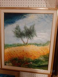 DIPINTO  AD  OLIO  SU  TELA.