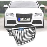 GRIGLIA PER AUDI A4 B8 08-11 LOOK RS GRIGIO CHIARO