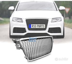 GRIGLIA PER AUDI A4 B8 08-11 LOOK RS GRIGIO CHIARO