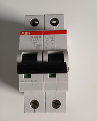 interruttore ABB C25 A