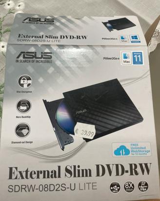 Lettore dvd/cd esterno