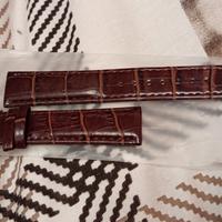 Cinturino marrone in vera pelle 20 mm