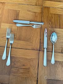 Servizio 75  Posate  Cesa 1882 Bagnate Argento