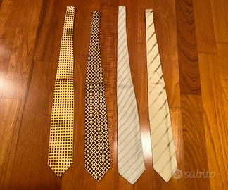 set cravatte “giallo” Church’s - Les Copains ecc.