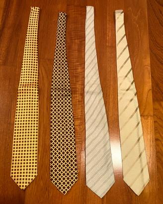 set cravatte “giallo” Church’s - Les Copains ecc.