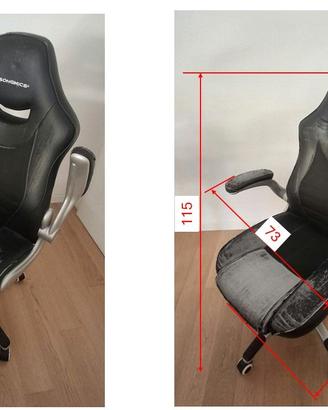 Sedia gaming marca Songmics