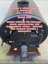 CALDAIA A LEGNA "EQUBA" BRUCIATUTTO