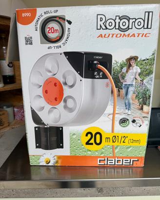 Arrotolatore tubo acqua da giardino