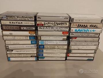 Lotto 30 musicassette registrate