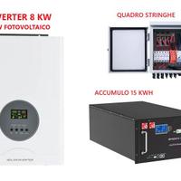 Impianto fotovoltaico offgrid con accumulo