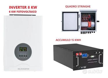 Impianto fotovoltaico offgrid con accumulo