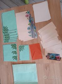 Set carta da lettere e buste Vintage-Raccoglitori