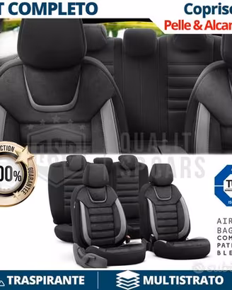 COPRISEDILI per VW POLO in Pelle e Alcantara