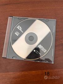 CD-R Vergine 80 Minuti 52x Silver Custodia Rigida