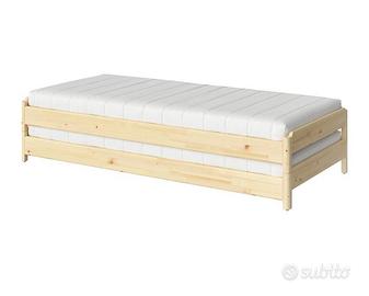 Letti Ikea impilabili con materassi