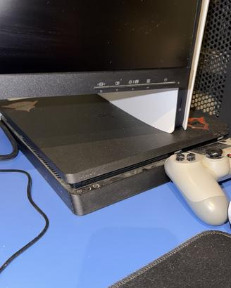 ps4 500gb, giochi e simulatore di guida