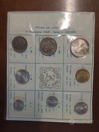 Serie divisionale - Emissione 1968 – FDC