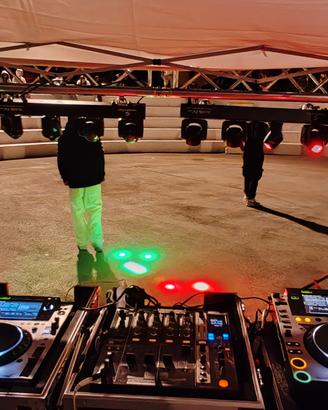 coppia cdj 2000 + flyghtcase + deck antipolvere