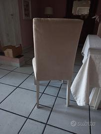Sedie sfoderabili beige