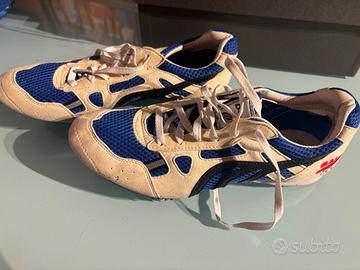 Scarpette da corsa su prato