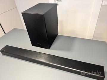 Soundbar Samsung + subwoofer con cavo hdmi