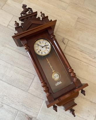 Orologio a pendolo VEGLIA in legno - funzionante