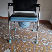 Sedia WC per anziani
