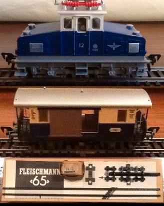 1c Scala H0 Loco Fleischmann Con Set Cremagliera