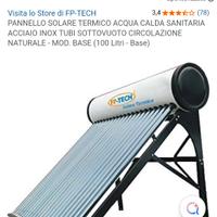 Pannello fp tech solare termico 100 litri