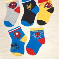 5 paia calzini Spiderman Marvel NUOVI