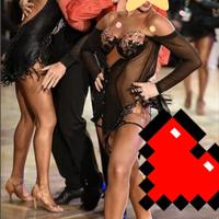 Vestito completo danze latino-americane 