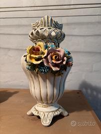 Vaso alto in ceramica Bassano