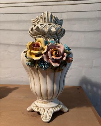 Vaso alto in ceramica Bassano