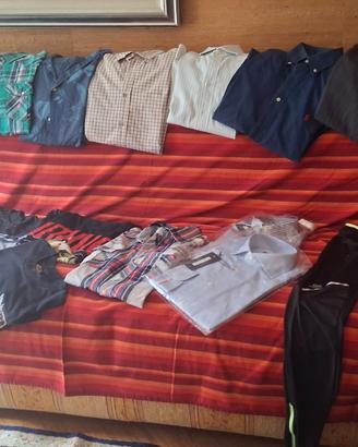 Camicie e t-shirt uomo moda in blocco 