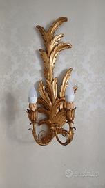 Luci in legno dorato