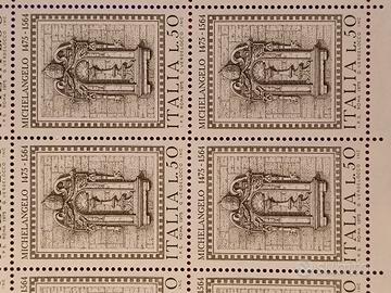 Francobolli Michelangelo 