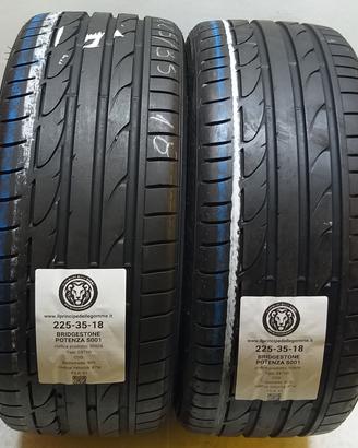 2 GOMME 225 35 18 BRIDGESTONE A50606