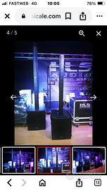 Impianto Audio HLS Koala Array 4520W + Custodie