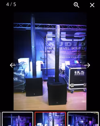Impianto Audio HLS Koala Array 4520W + Custodie
