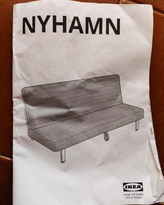 divano matrimoniale Ikea nuovo