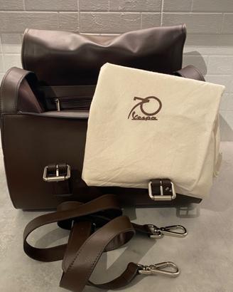 Borsa Vespa in pelle marrone ed speciale - Vespa