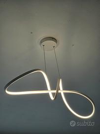  Lampadario LED Moderno a Sospensione - Bianco
