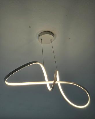  Lampadario LED Moderno a Sospensione - Bianco
