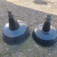 lampade vintage industriali/officina 