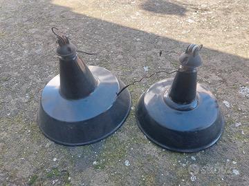 lampade vintage industriali/officina 