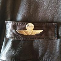 GIUBBINO PELLE AVIATORE  COLORE MARRONE